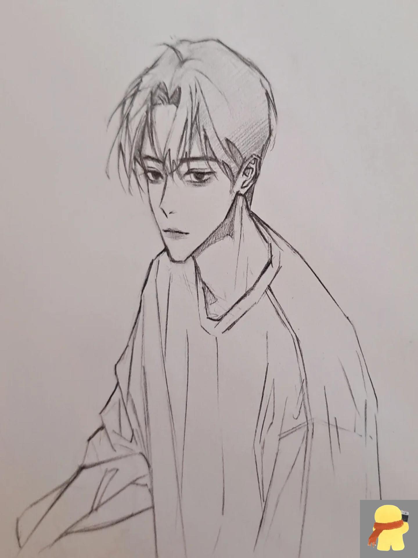 临摹画师:wonone 1.第一步先定出大体轮廓形状