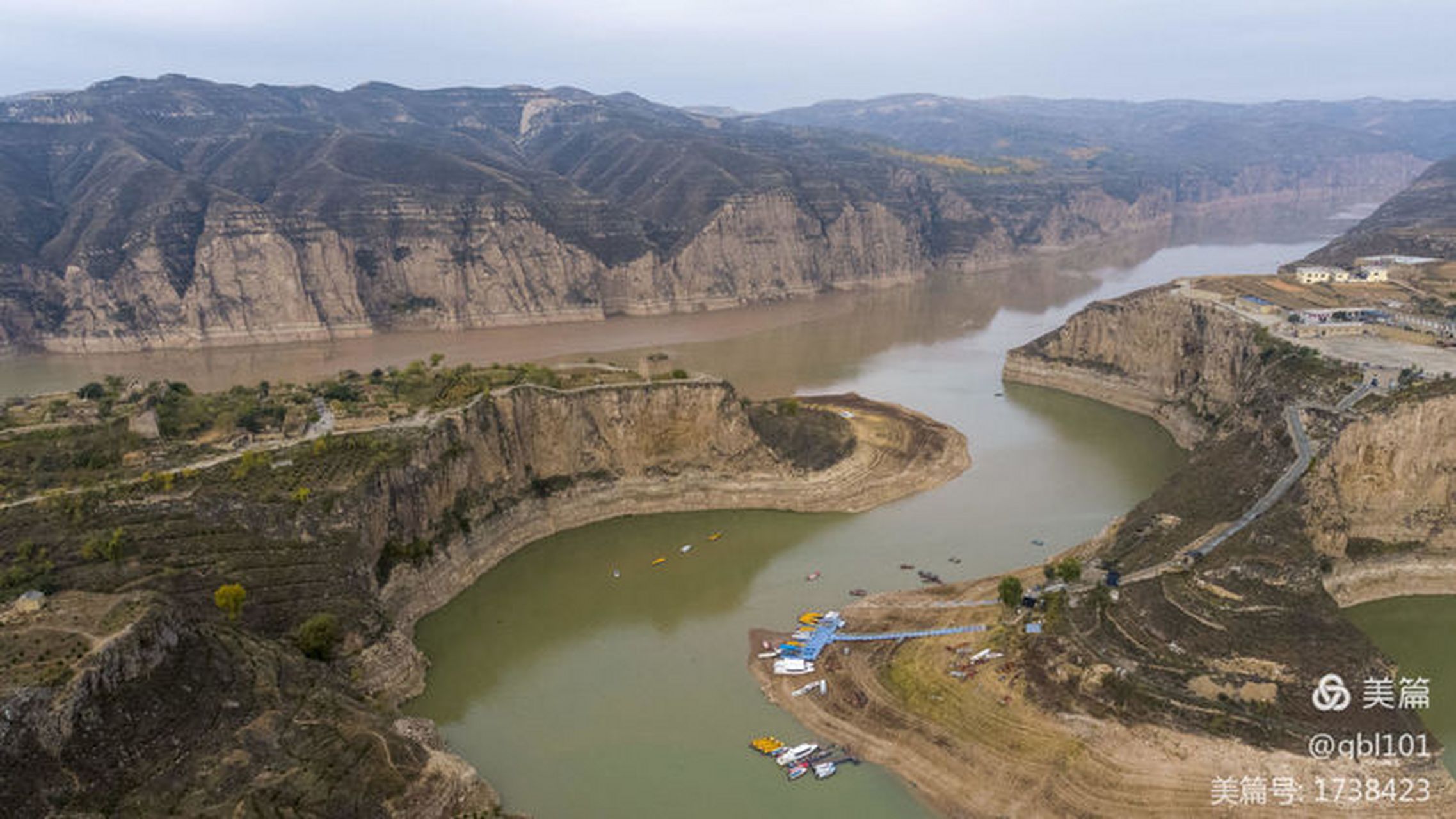 黄河古河道图片