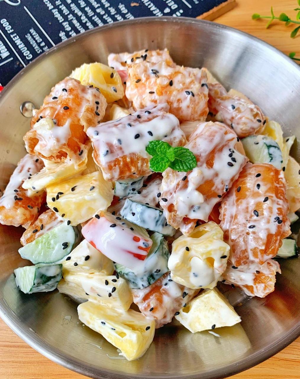 菠萝油条虾95这玩意我真的能吃一辈子啊!