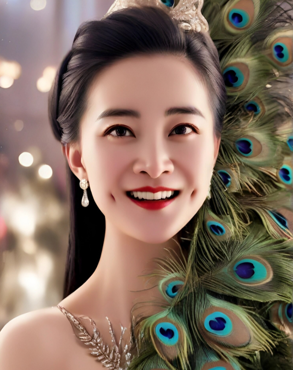 贾玲瘦了之后真让人稀罕,标志性梨涡,让人忍不住想要捏一捏,仿佛捏一