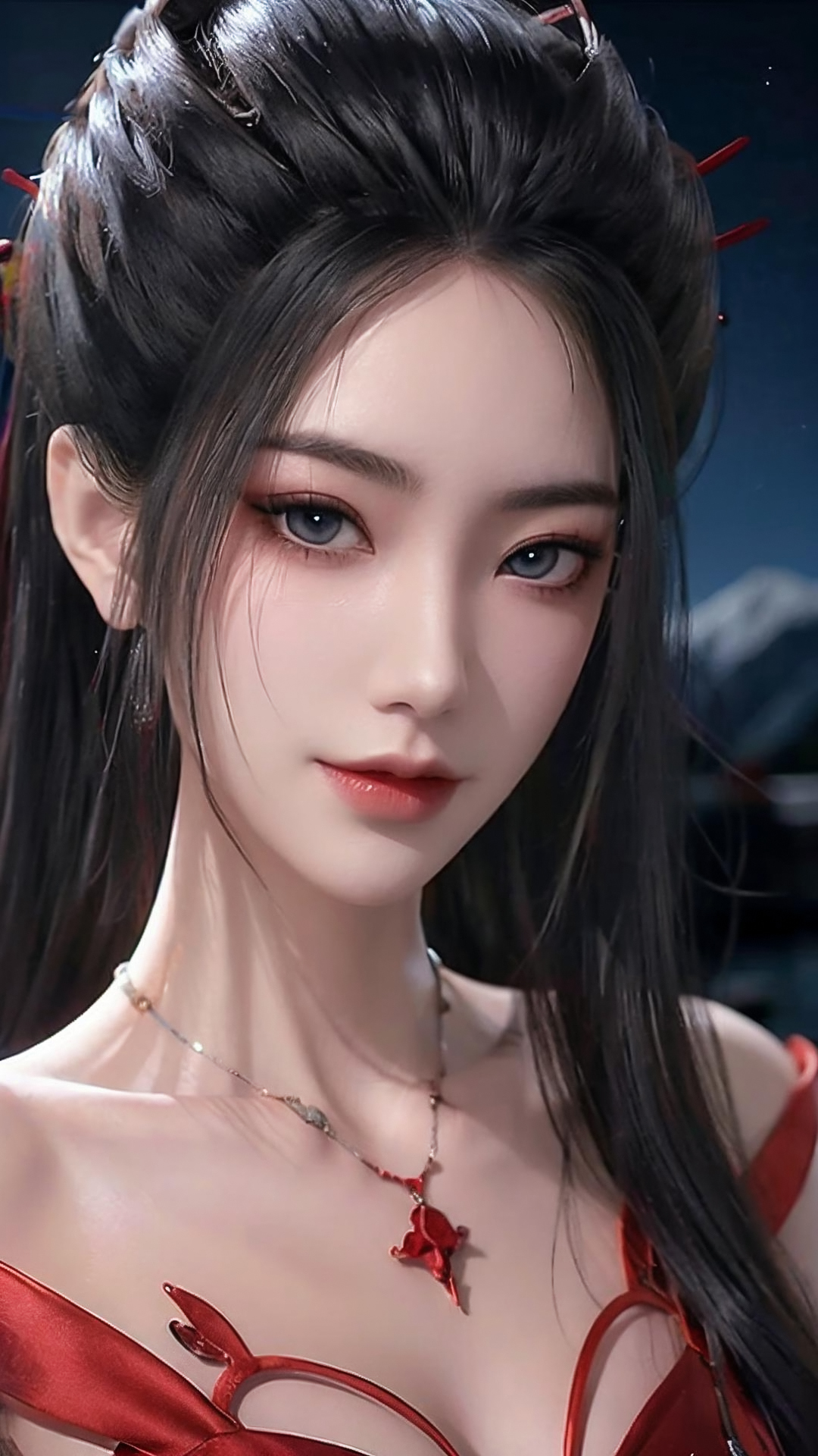 《天行九歌》焰灵姬ai手机壁纸:国漫女神的天花板