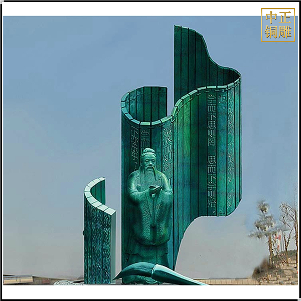 校园名人雕塑 踢球人物铜雕塑 校园铜雕塑的制作特点