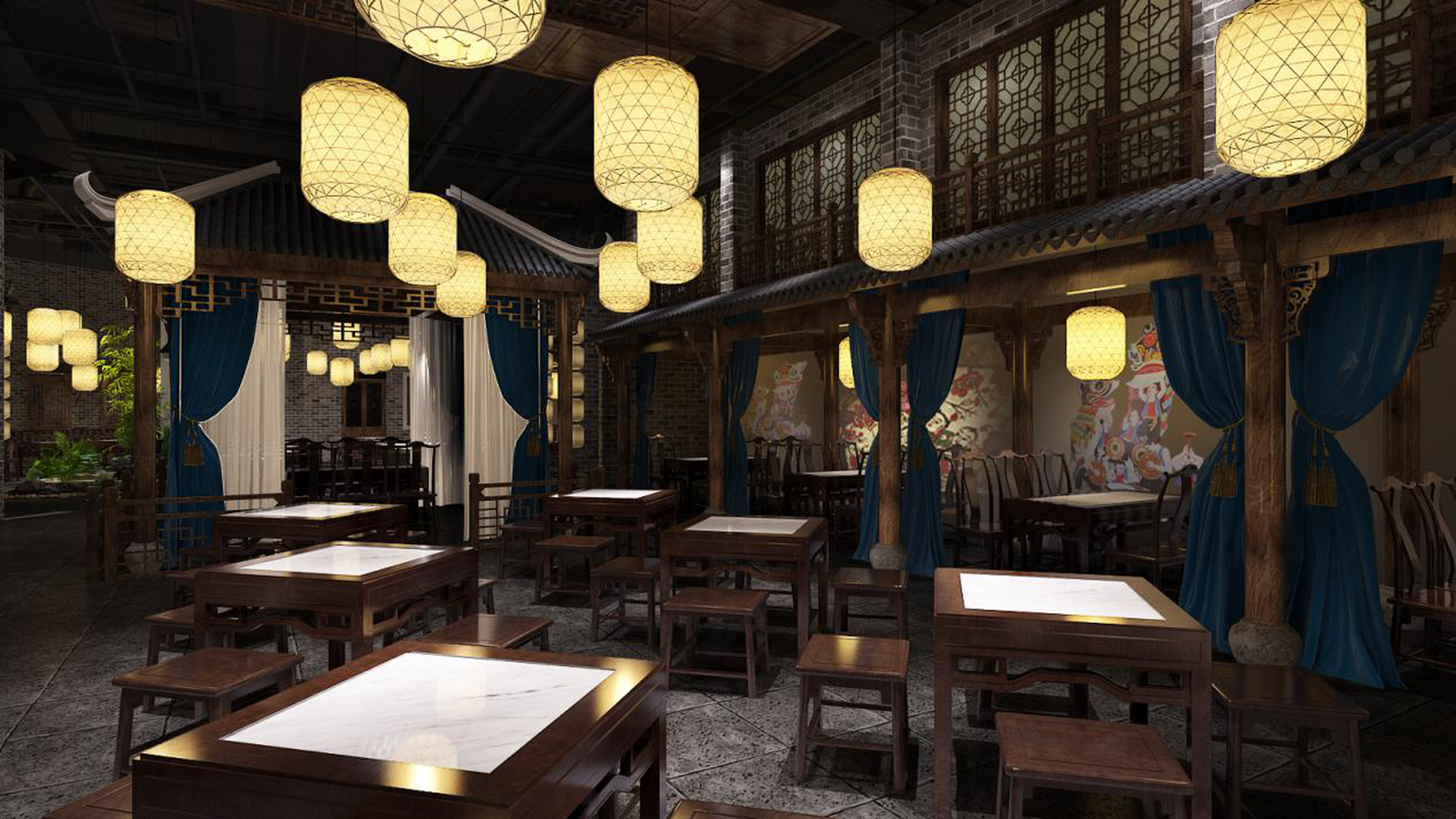 客栈不仅是落脚点,也是社交与商业交流场所.