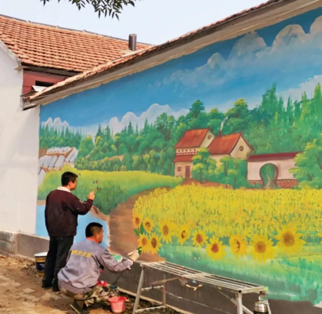 乡村振兴色彩宣传画怎么设计