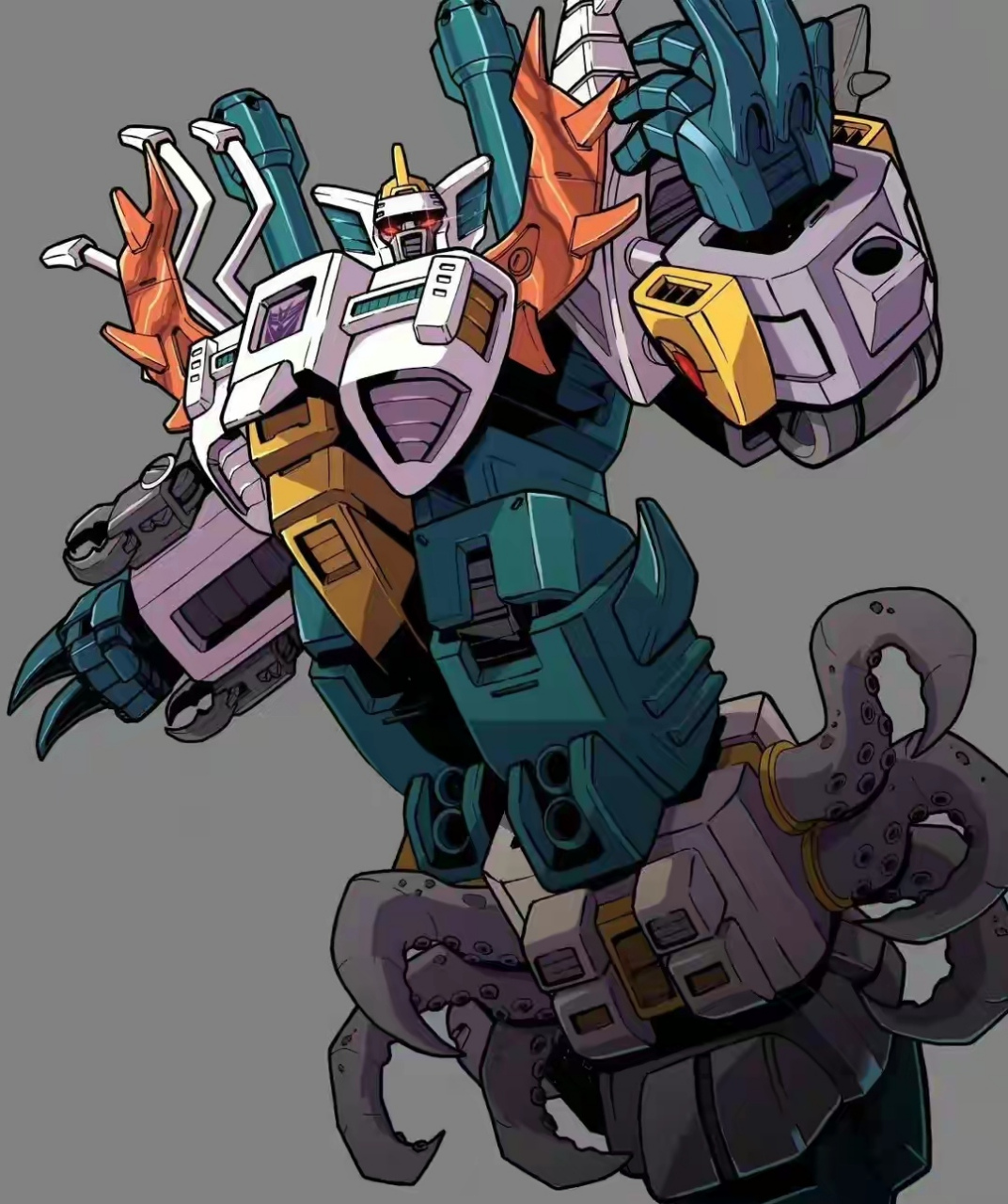 展现了双方的四位组合金刚,分别是计算王,大力神,求雨鬼和海底狂魔