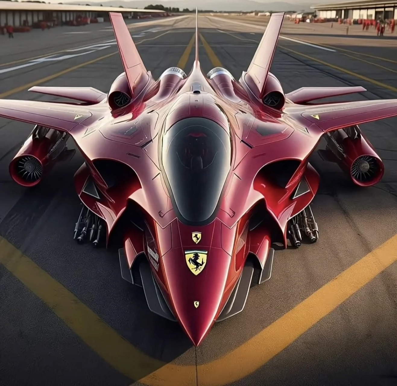 豪车品牌造的科幻战机,你看好哪一款?[嘻嘻]