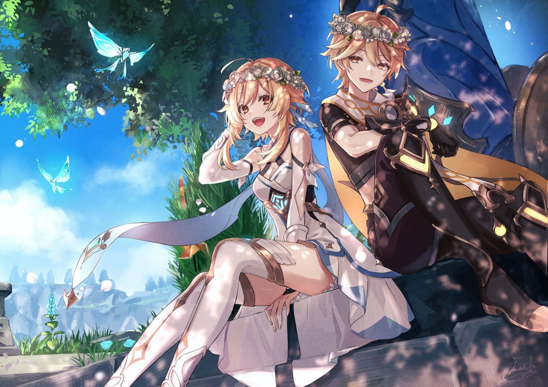 这就是原神的极致魅力了吧!#原神# #暮春谷雨