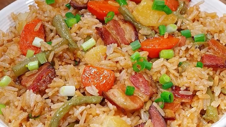 四川腊肉懒人焖饭