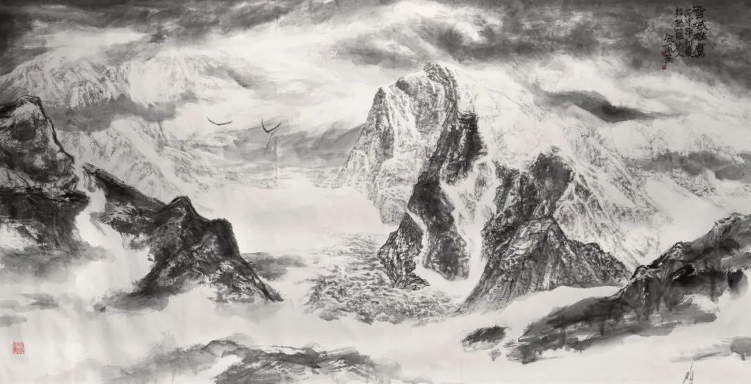 肃穆且磅礴品悟朵尔基画作中对自然独特的审美感受