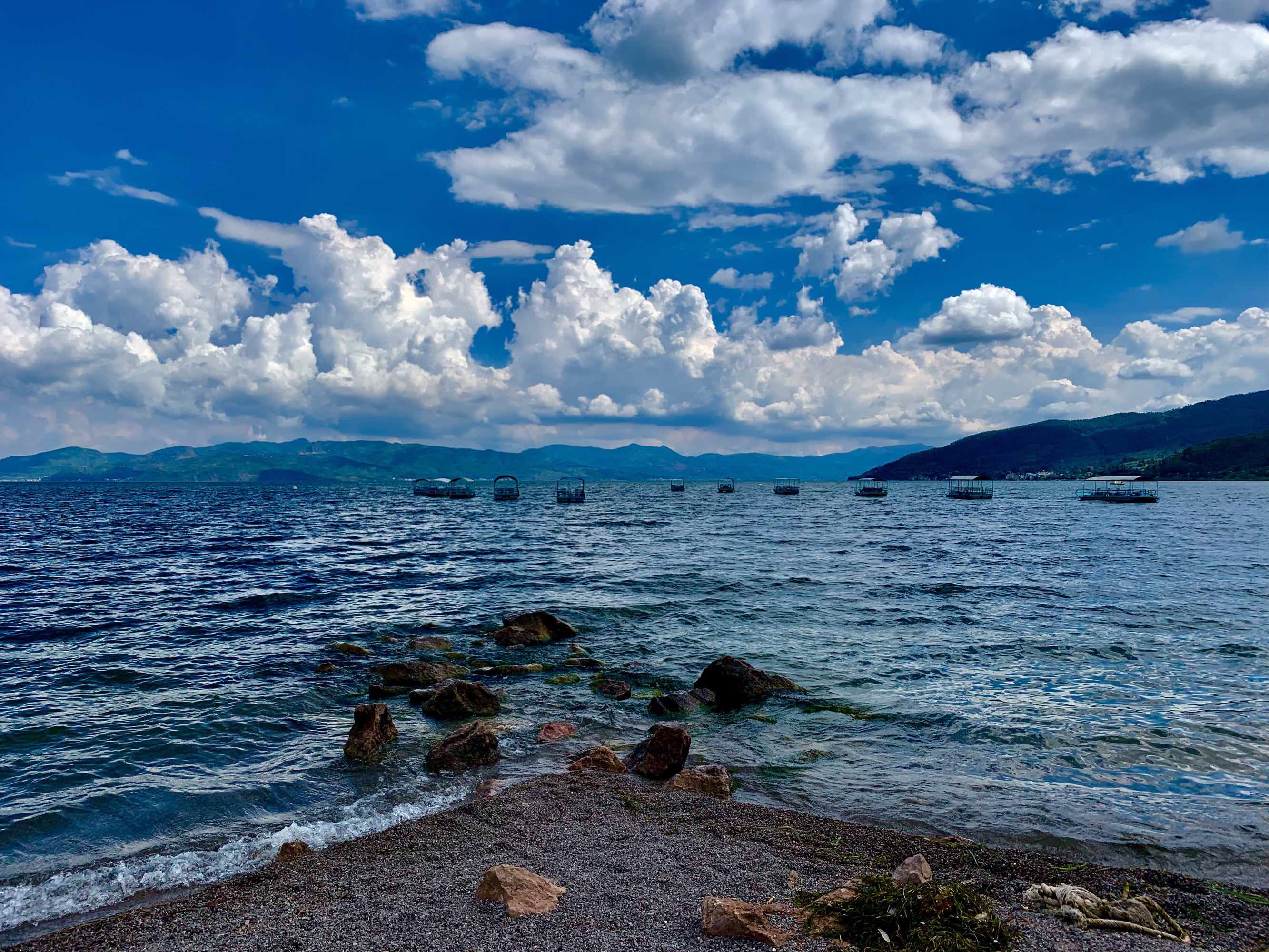 抚仙湖照片 风景图片图片