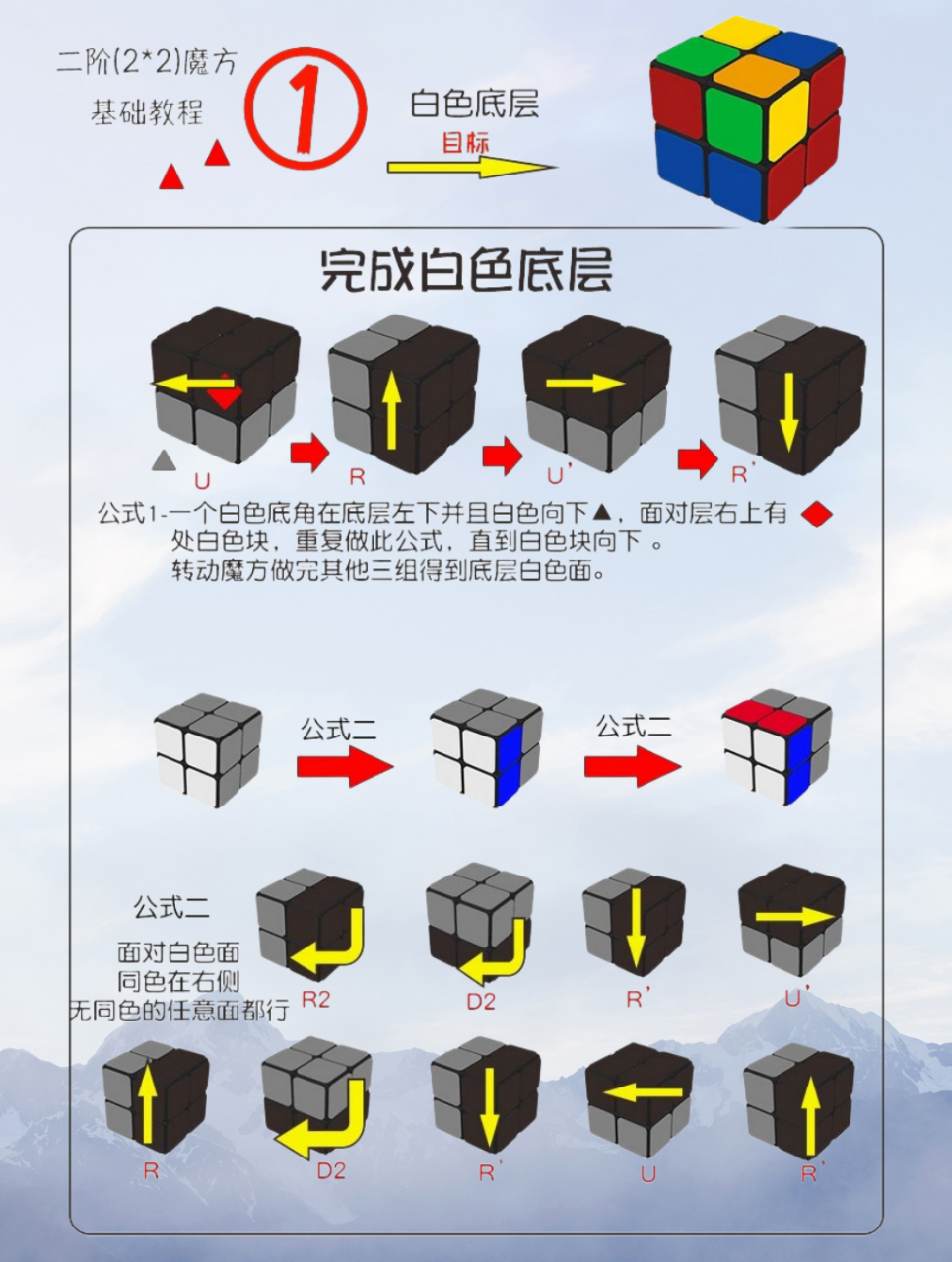 二阶魔方cll图片