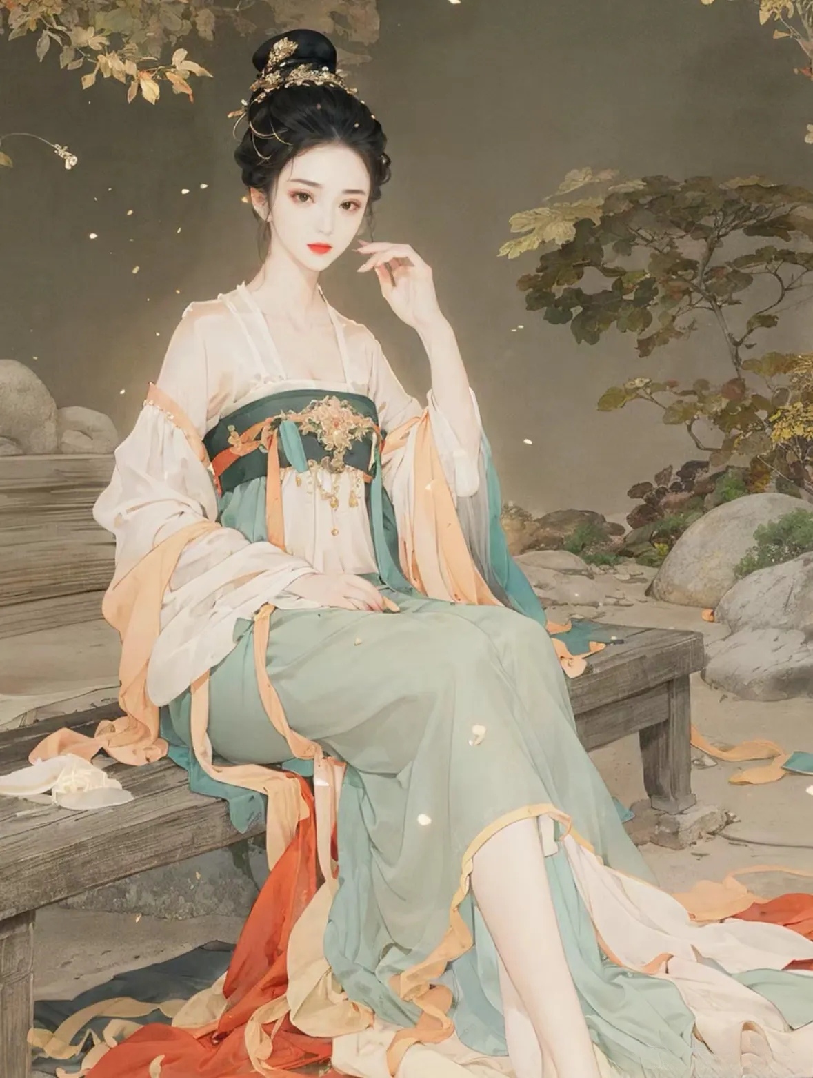 沉浸于古风油画的世界,仿佛穿越千年,与古人共赏那流转的光阴.