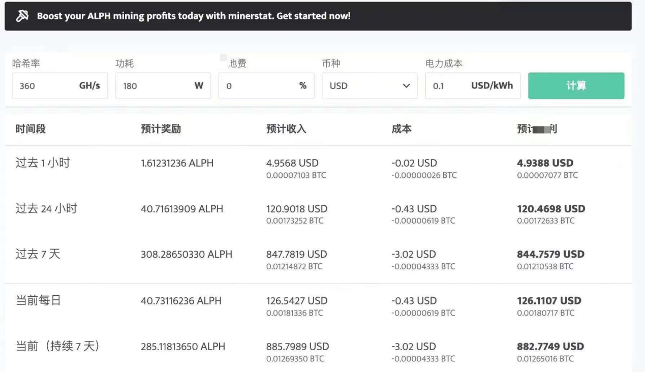 高效挖掘新体验金贝albox与alph算力360g的完美结合