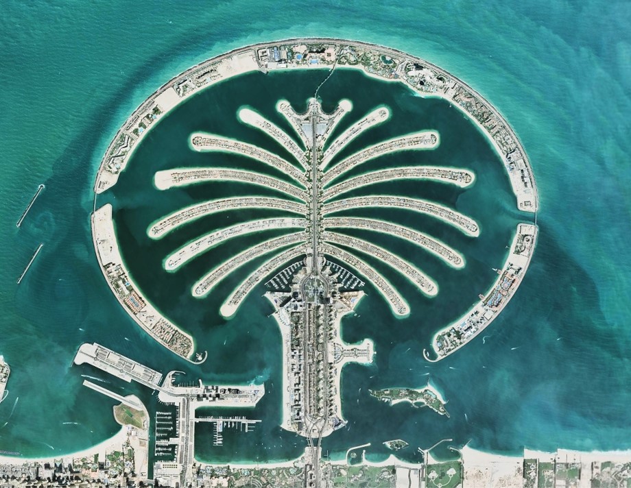 迪拜棕榈岛:震撼世界的填海工程