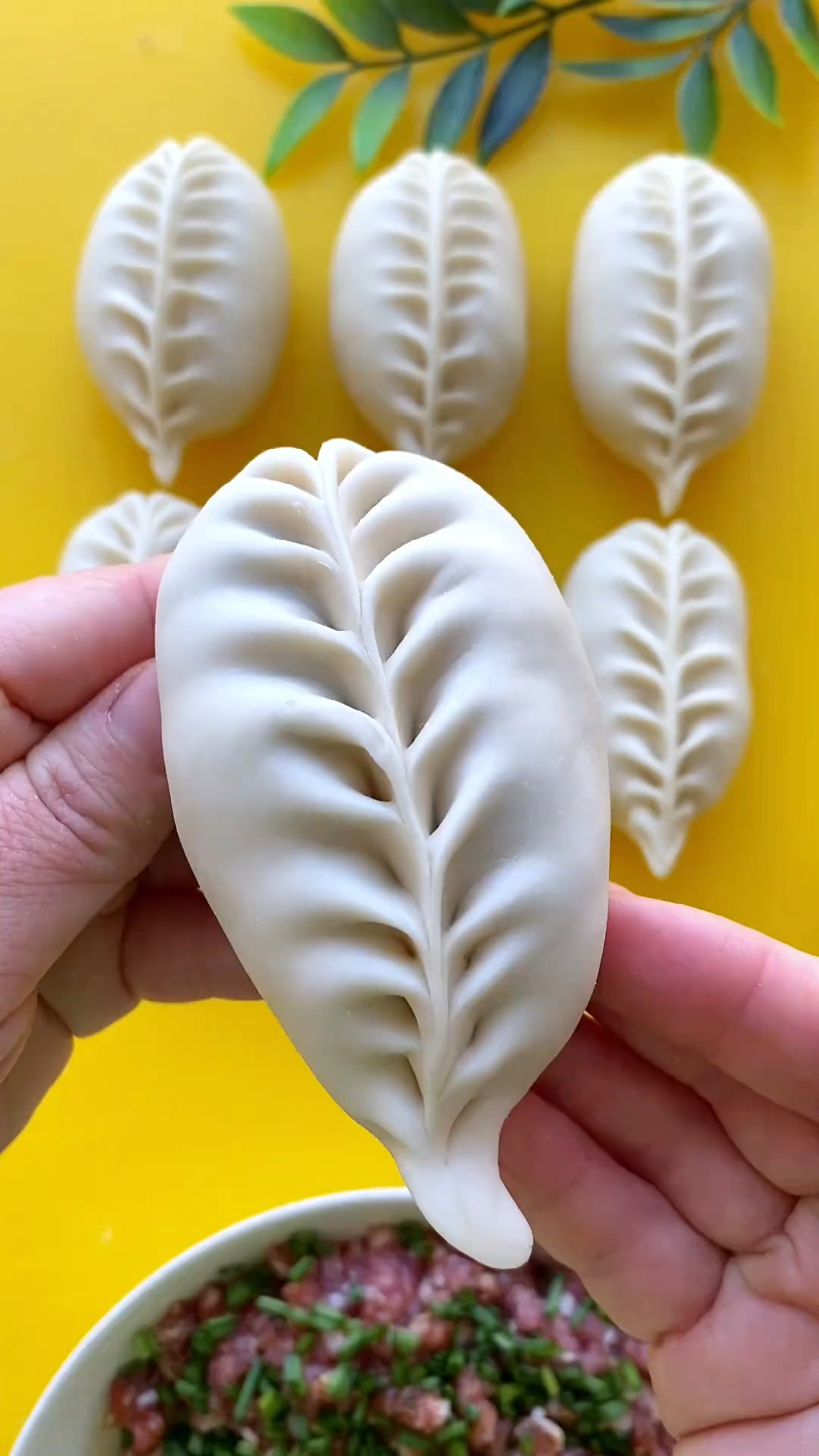 麦穗饺子慢动作包法