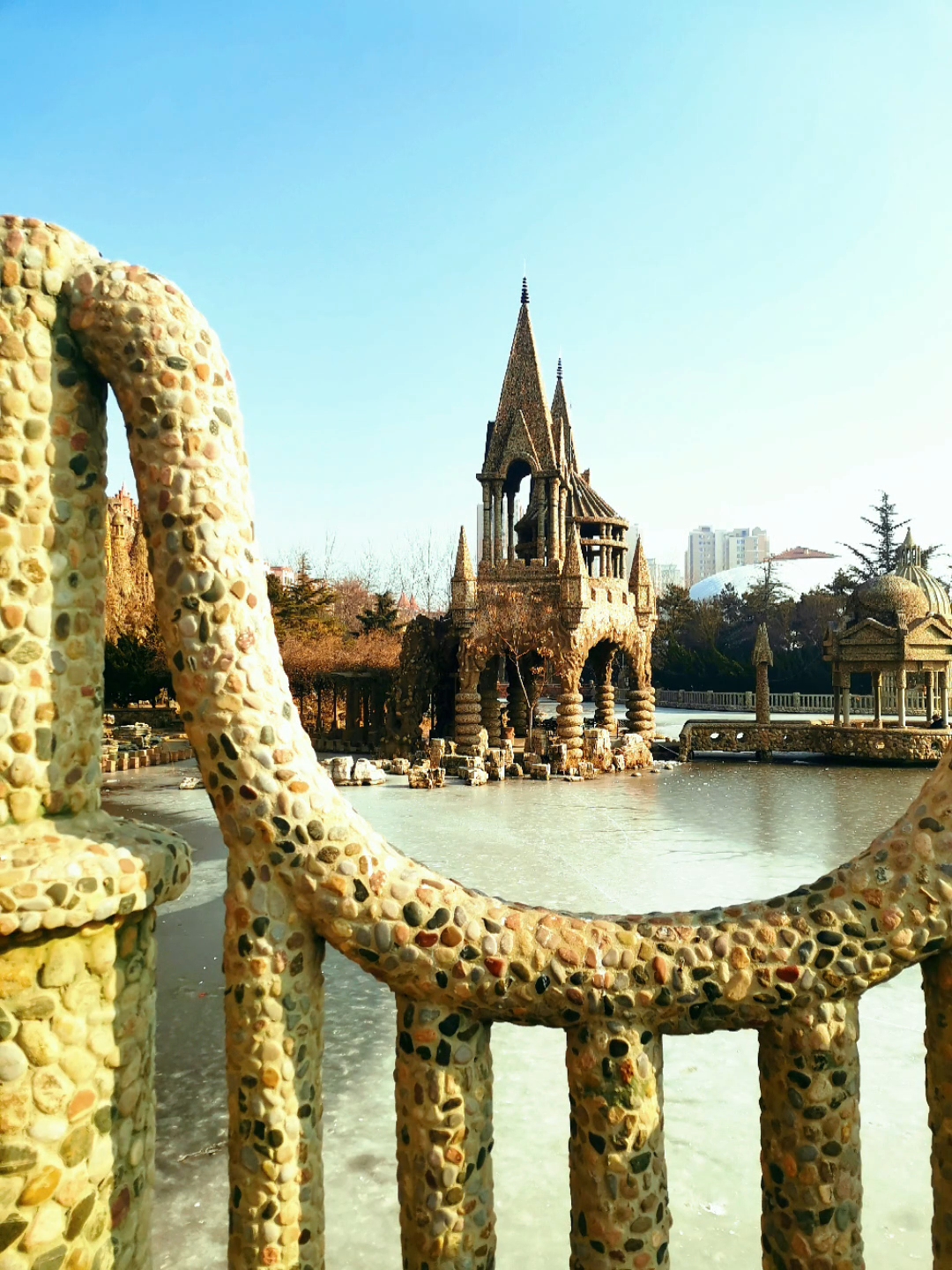 天津市中华石园欧式城堡建筑,被网友称为霍格沃兹城堡,独具特色