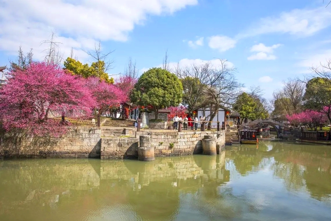 嘉兴梅花洲景区图片图片