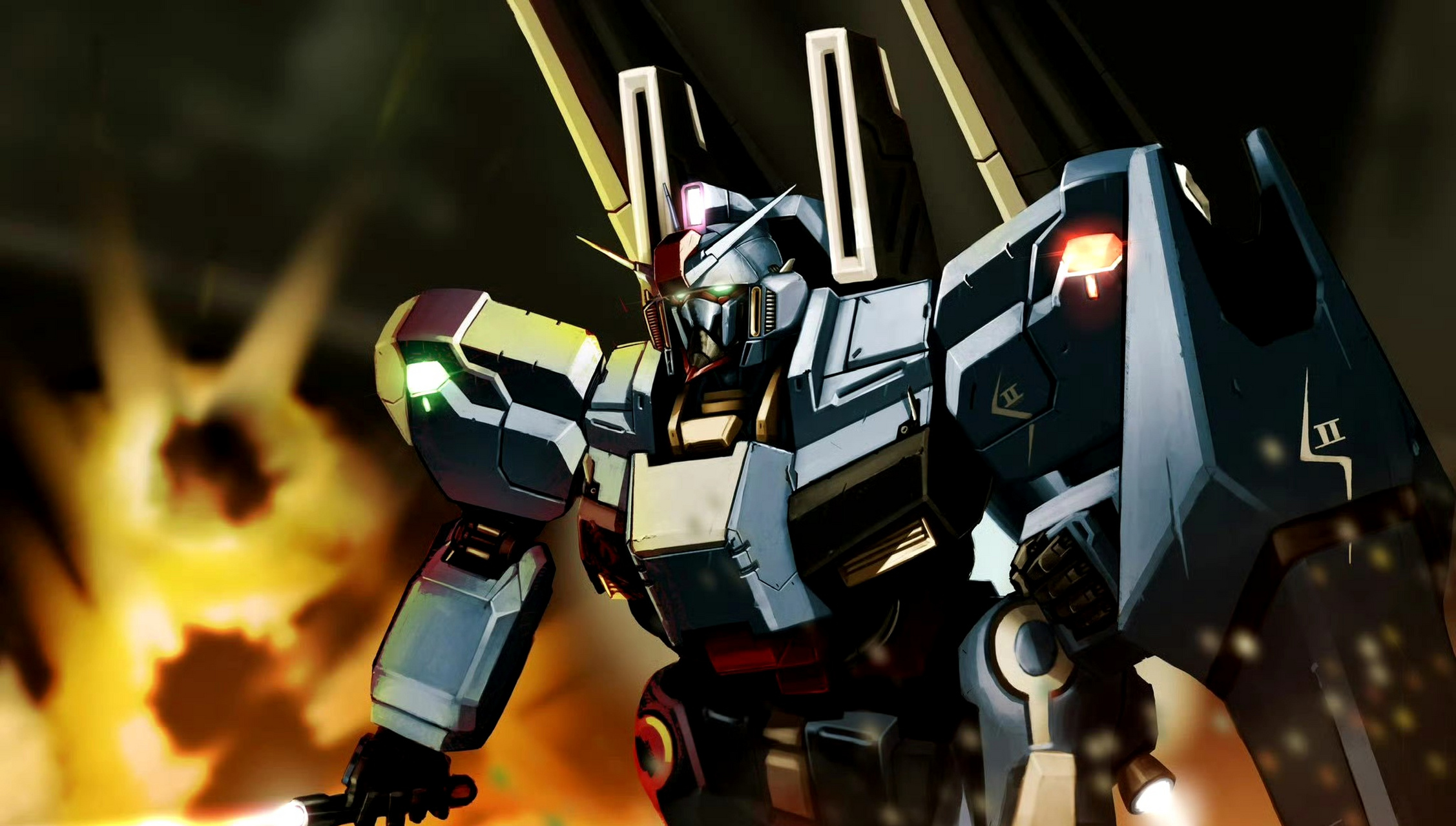 画师evnillustrated绘制的一组机动战士高达插画作品,展现了高达mk5