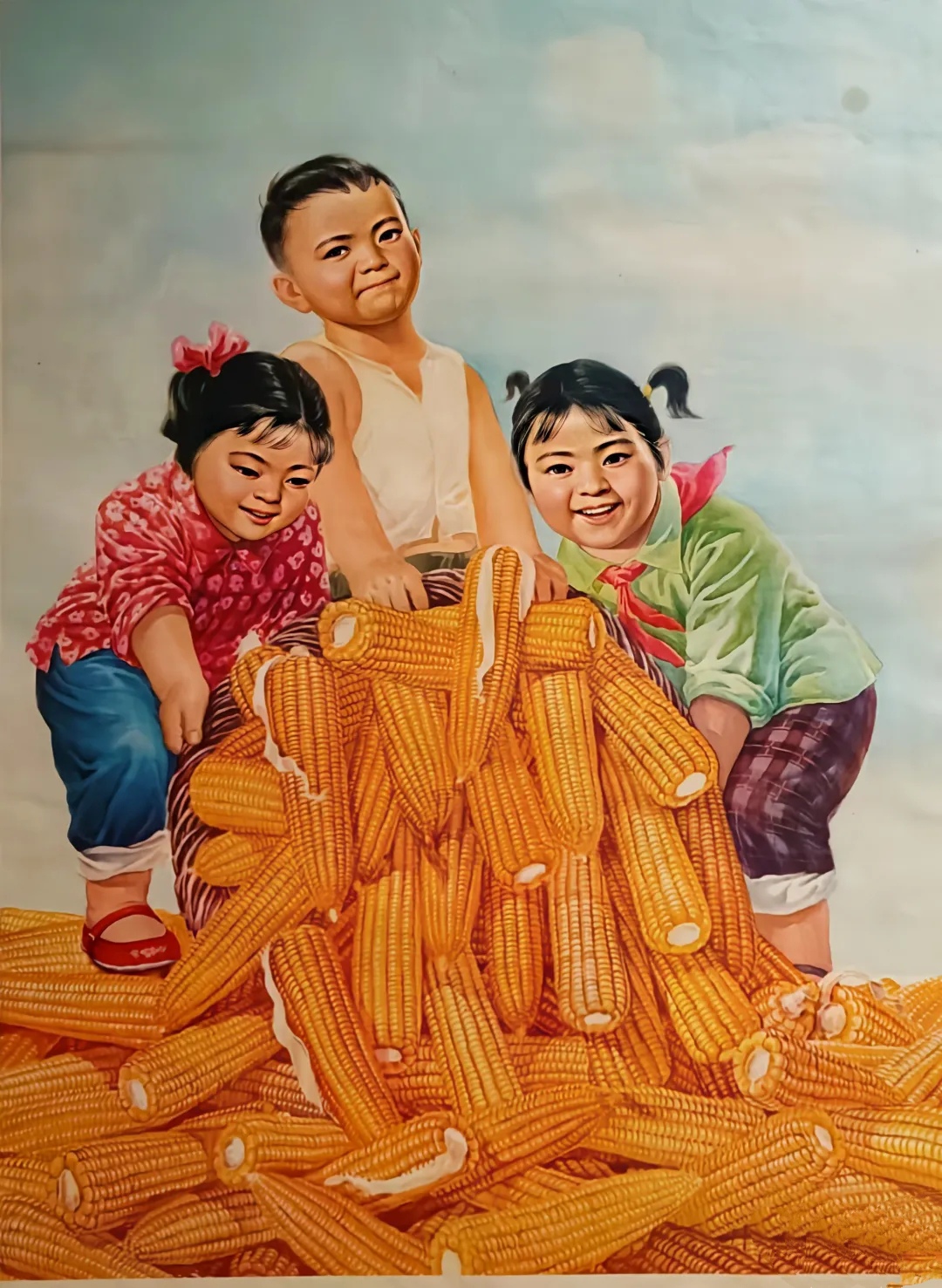 回不去的童年时光老年画分享第三十七篇