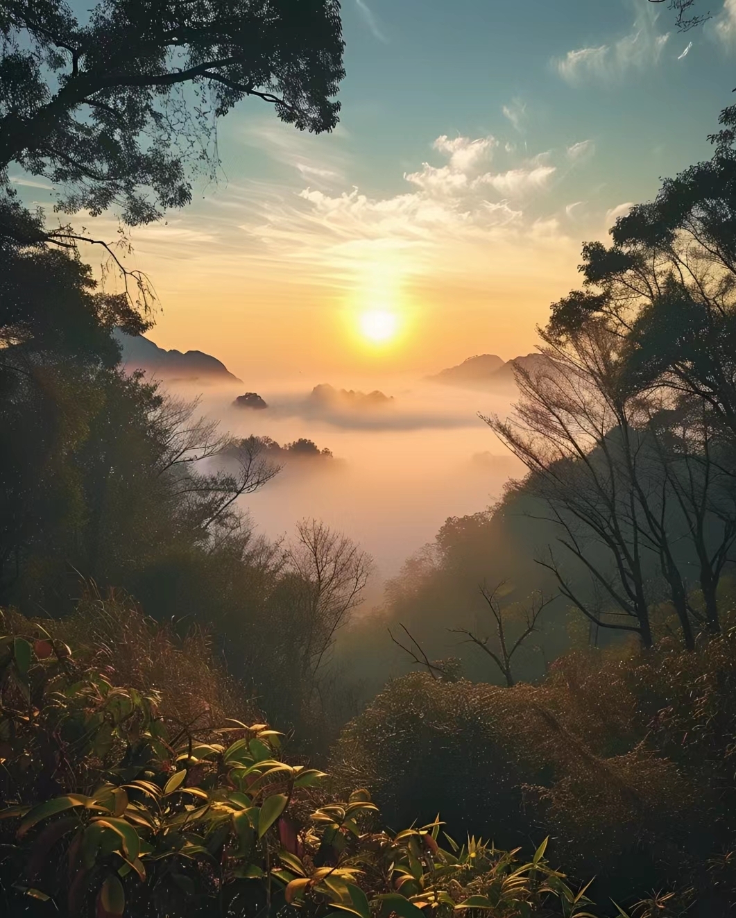 泰山日出 可遇不可求 泰山日出霞光万丈