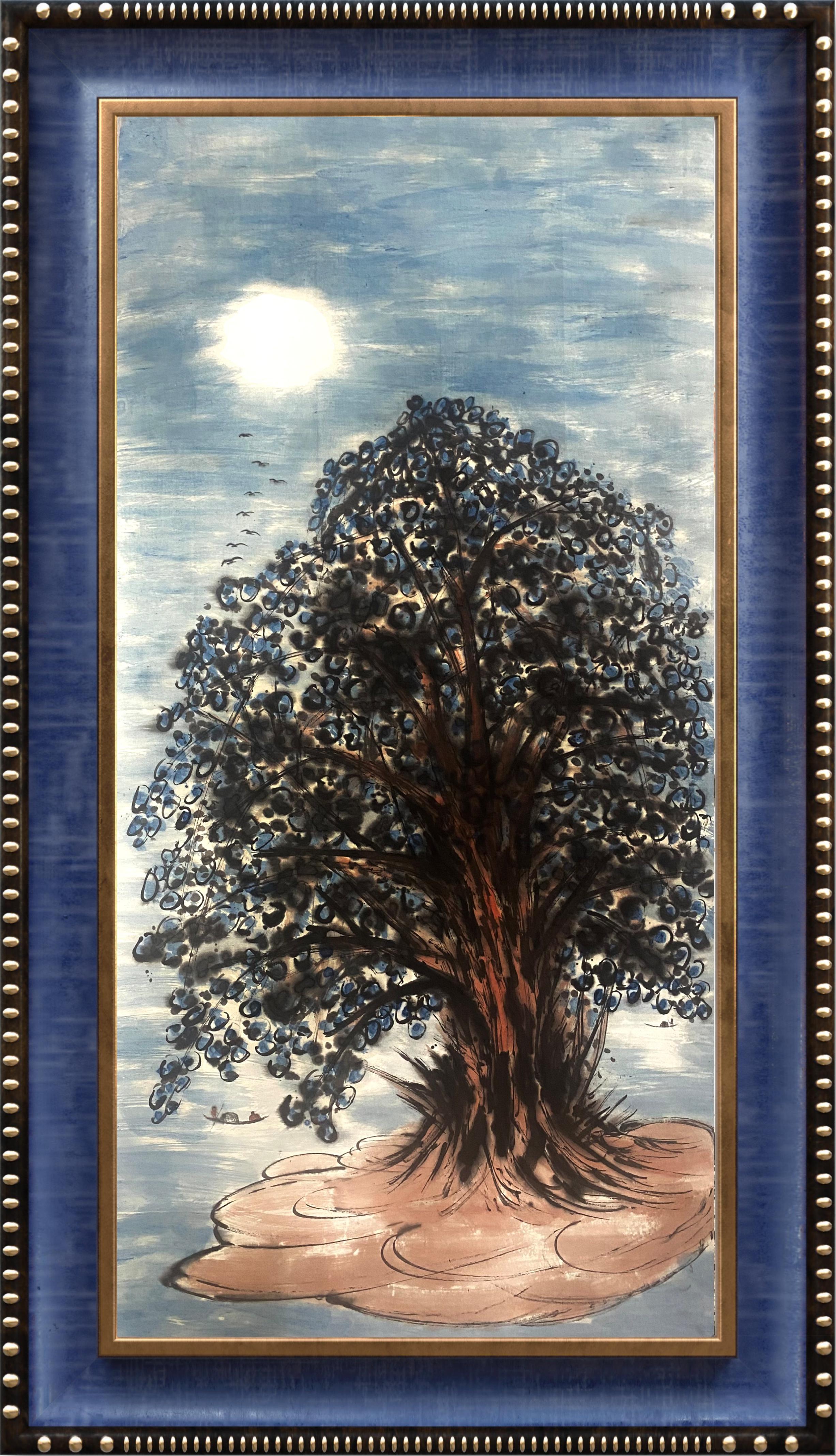 师法自然气纵逸——中国指墨画大师朱祖国先生作品欣赏