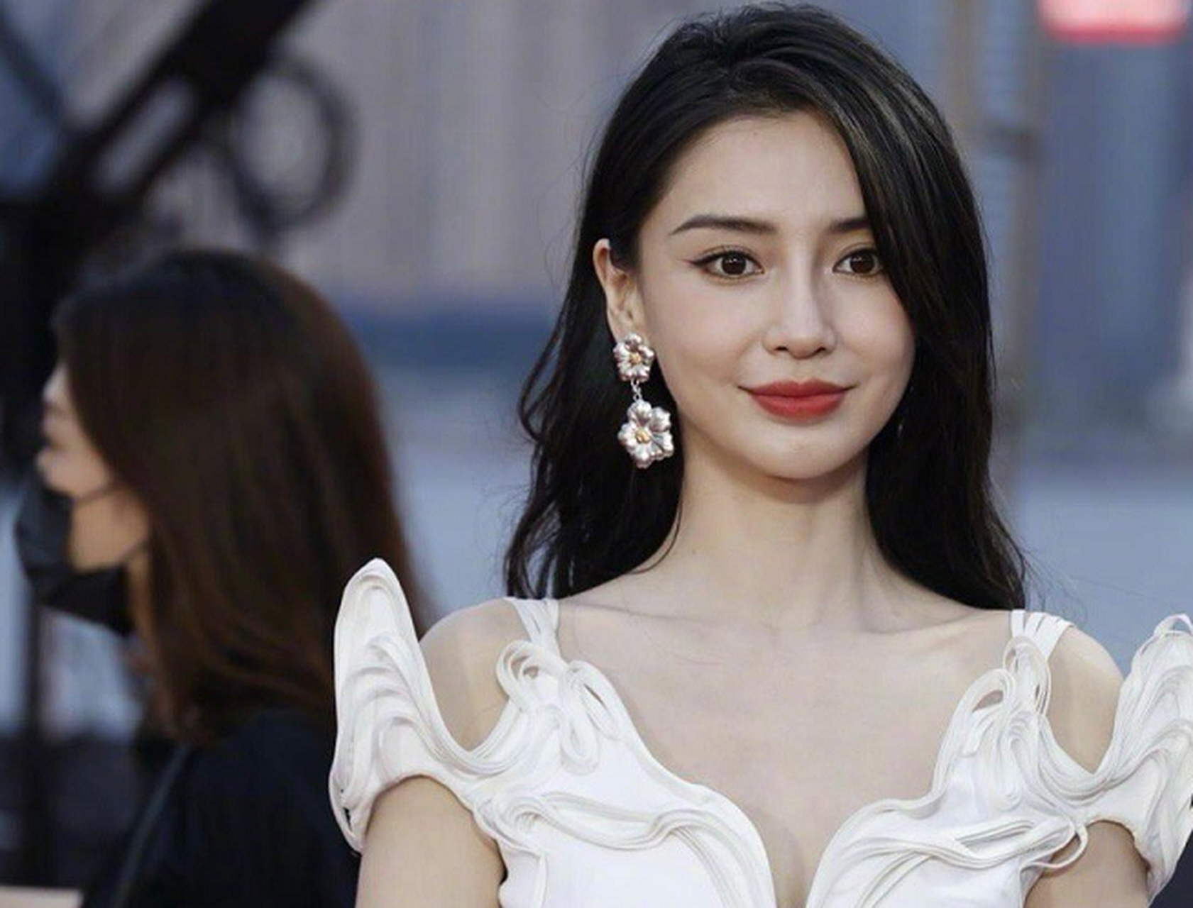 angelababy的金像奖红毯