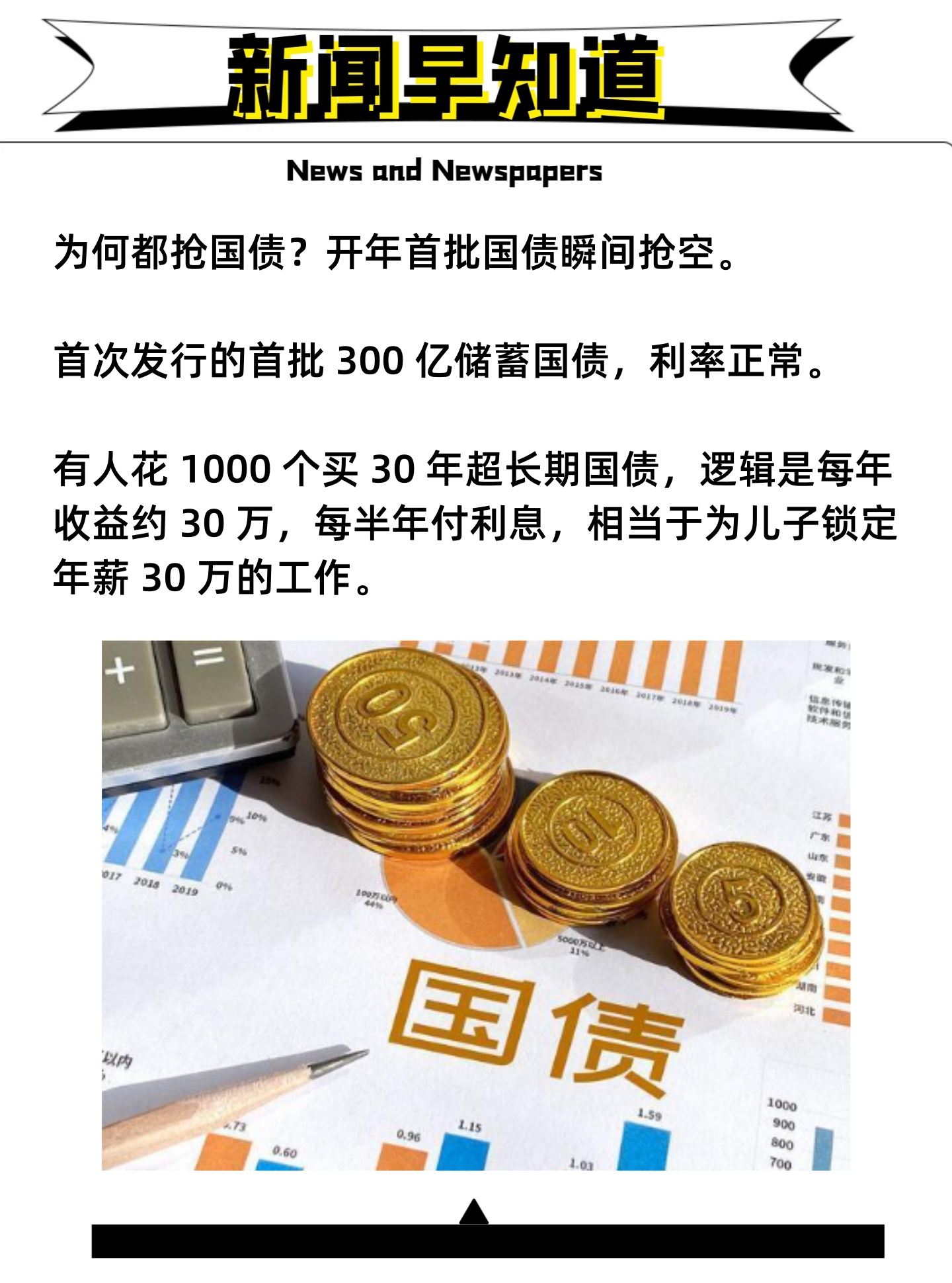 开年首批国债瞬间抢空