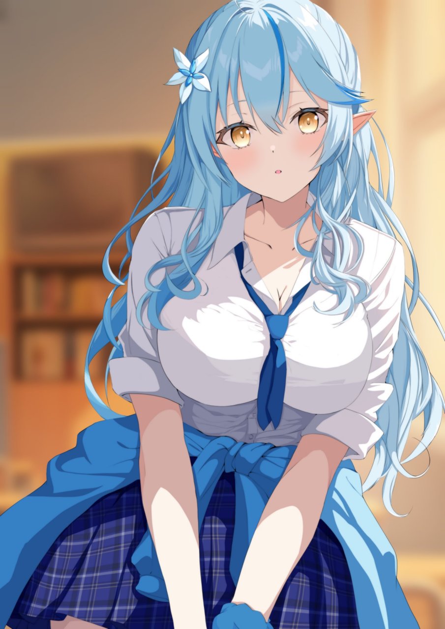 虚拟主播# 穿上学生制服的雪花菈米,感觉蛮不错的[二哈]twi:@eqbal