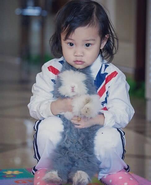 贾乃亮40岁生日晒父女合照,甜馨送爸爸特制奖杯:世界上好爸爸