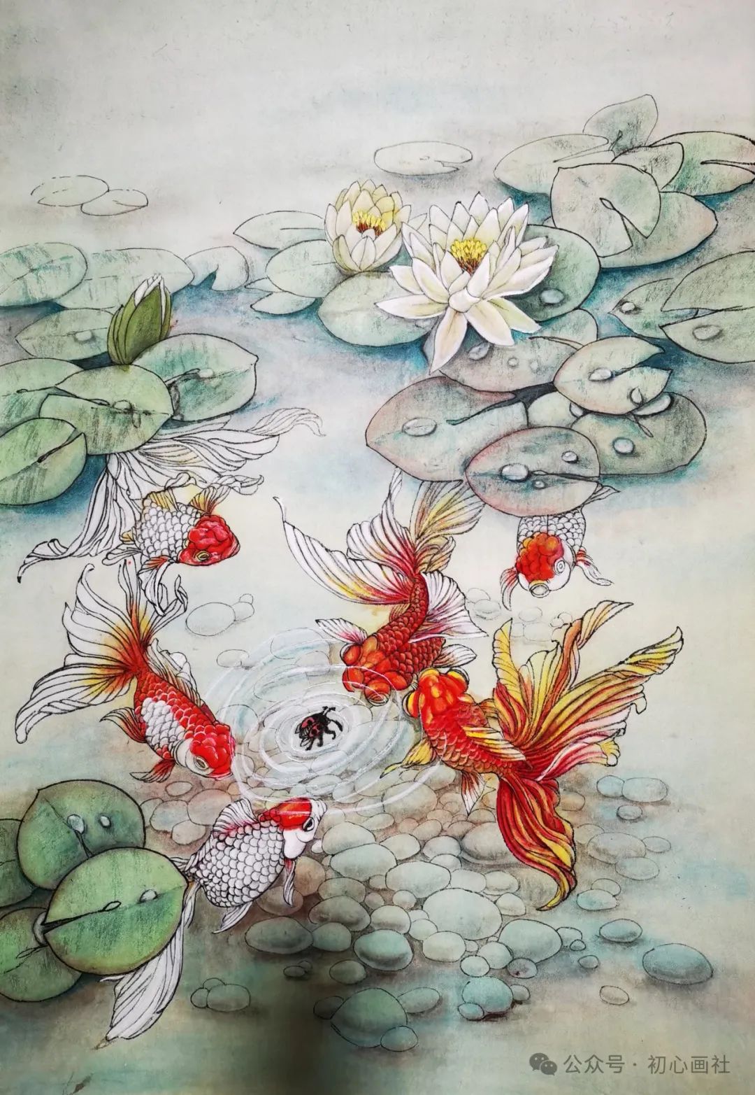 有余》42x70cm杭州郑少芸《荷》65 x33cm广东汕头娄方林《吴增良印》