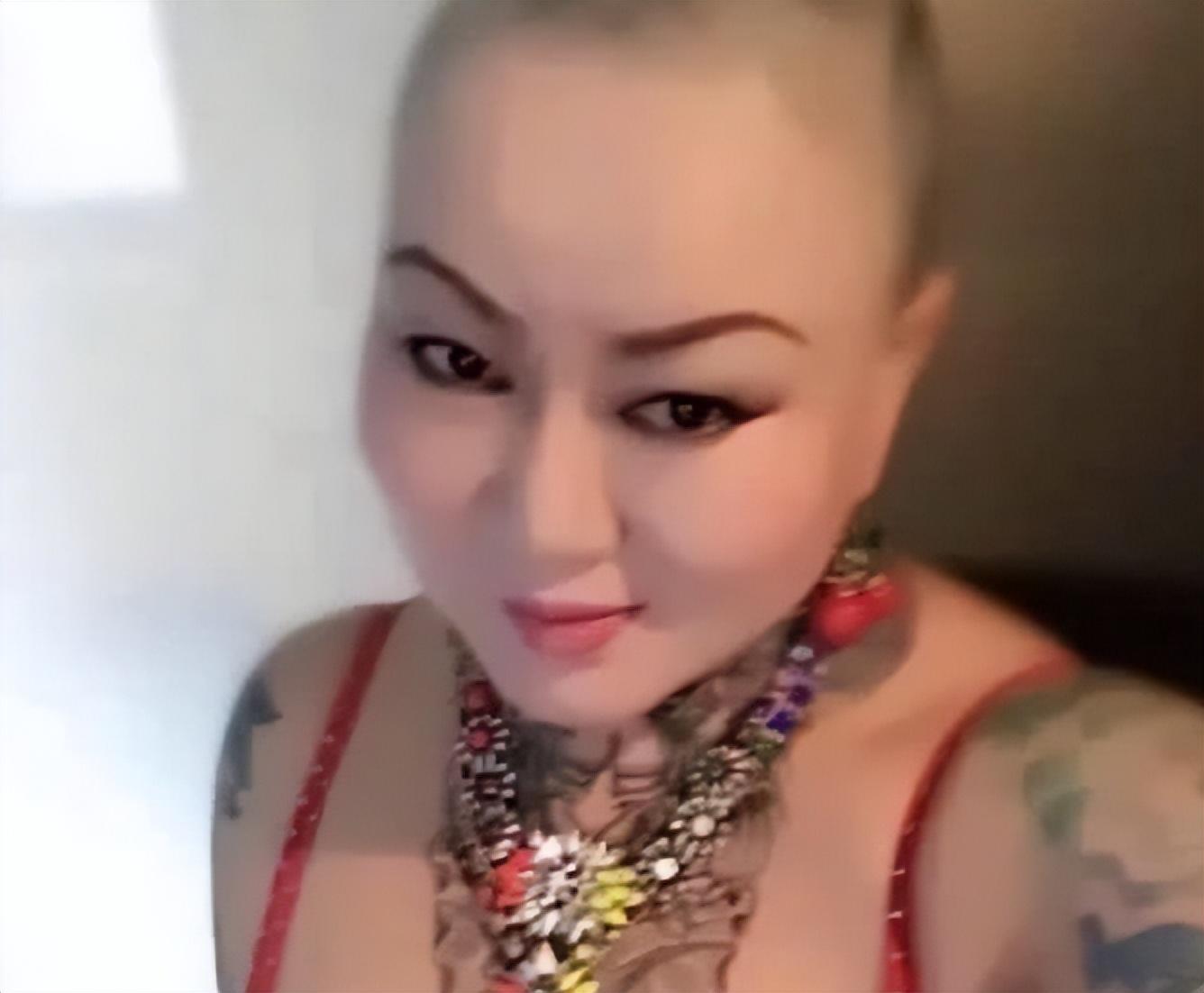 走红网络的光头女郎