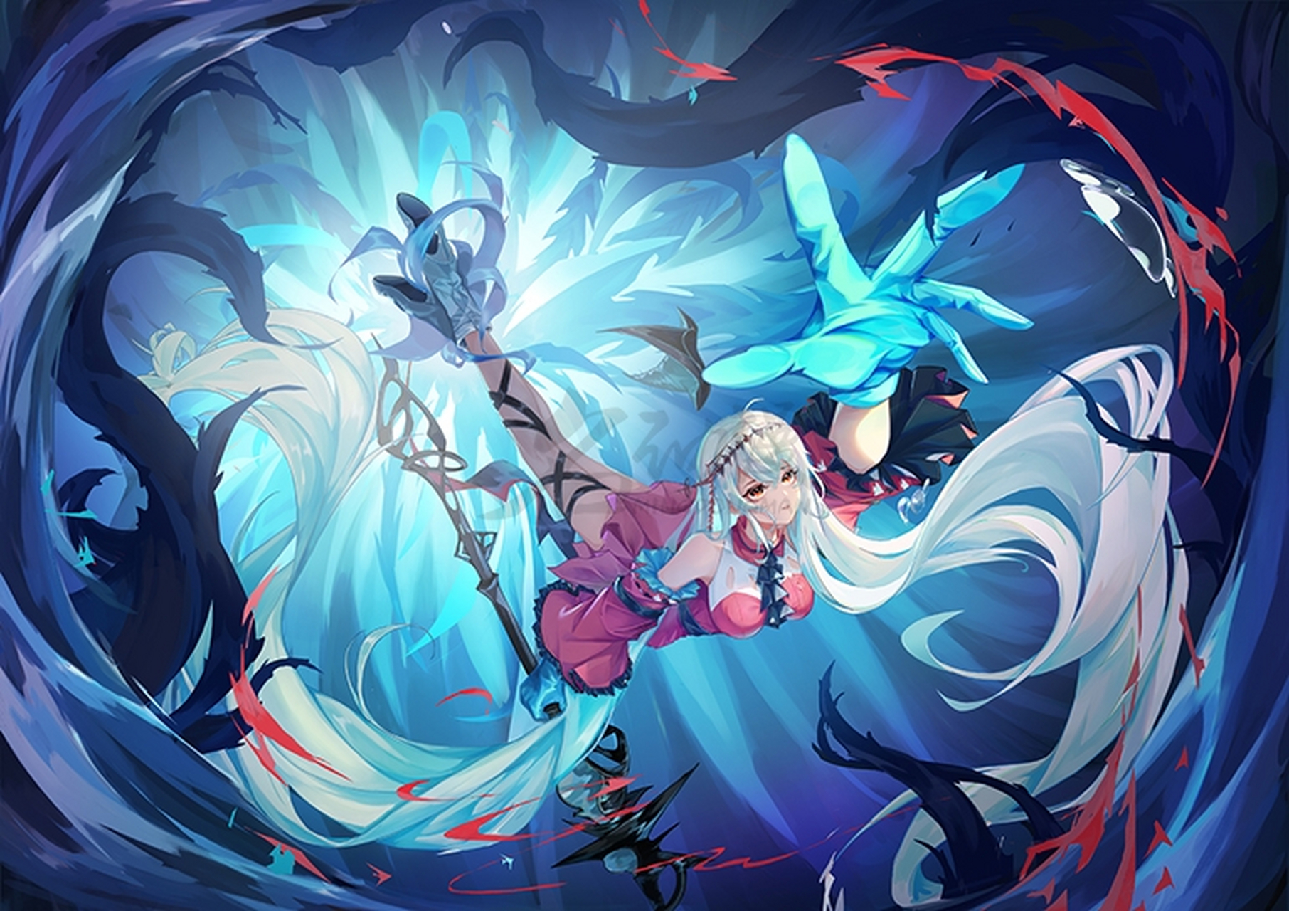 常常应用于卡通片,动漫,[原文:什么是原画插画?