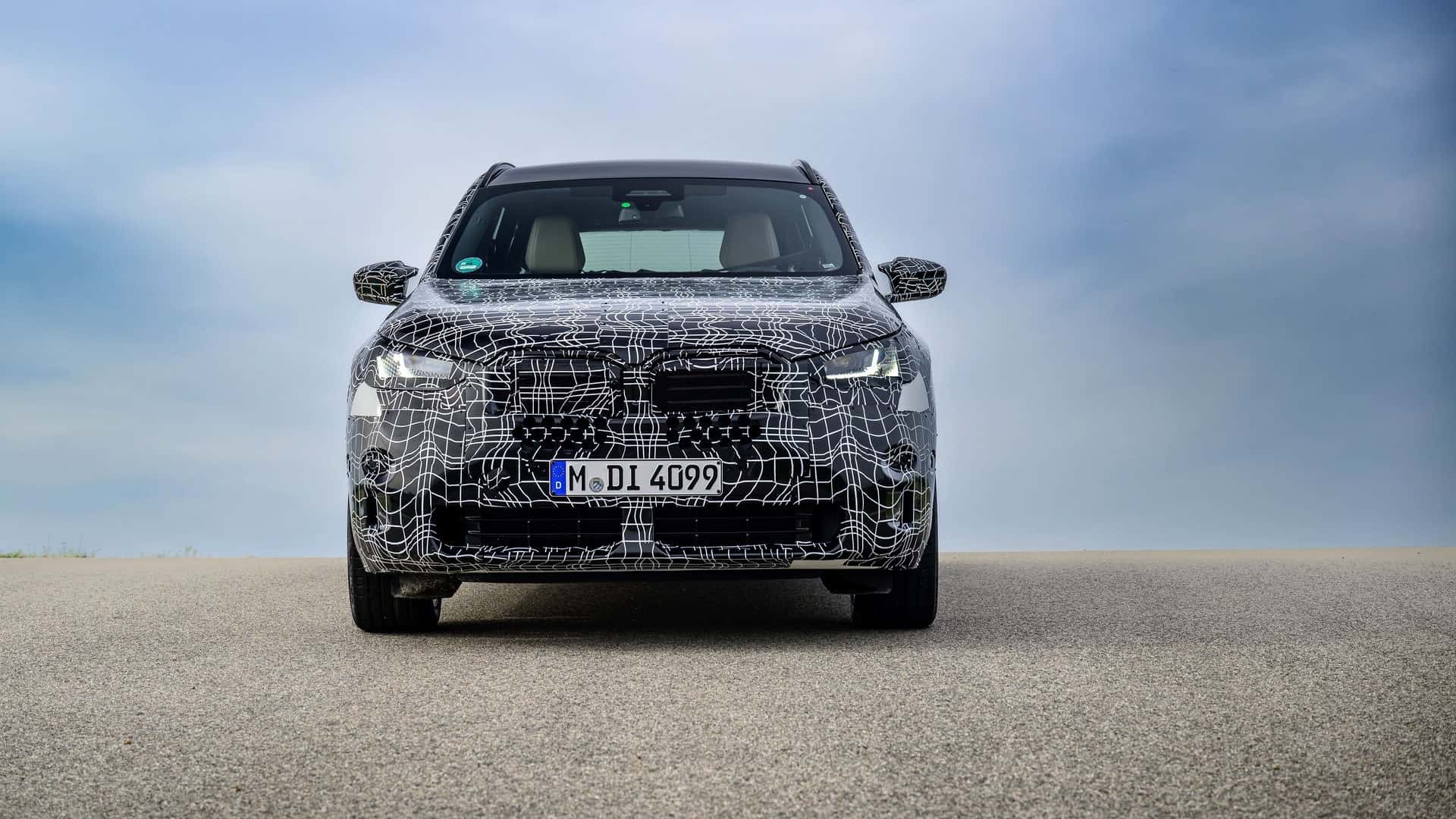 新一代宝马x3官方谍照曝光!车身加长 轴距不变 将于近几周内亮相