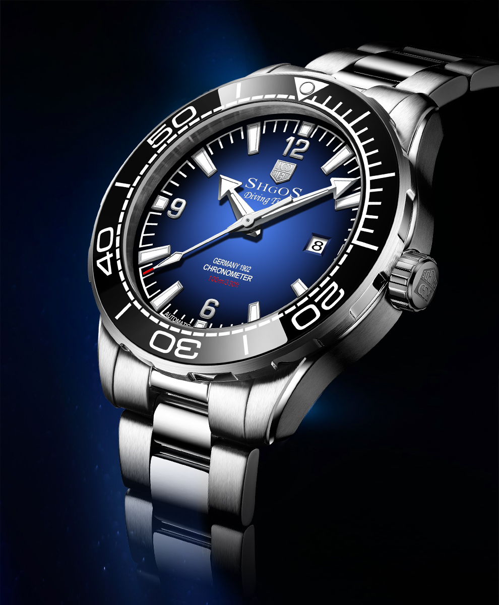 「新表」shgos推出hippocampus ii专业潜水表:深潜海马Ⅱ代