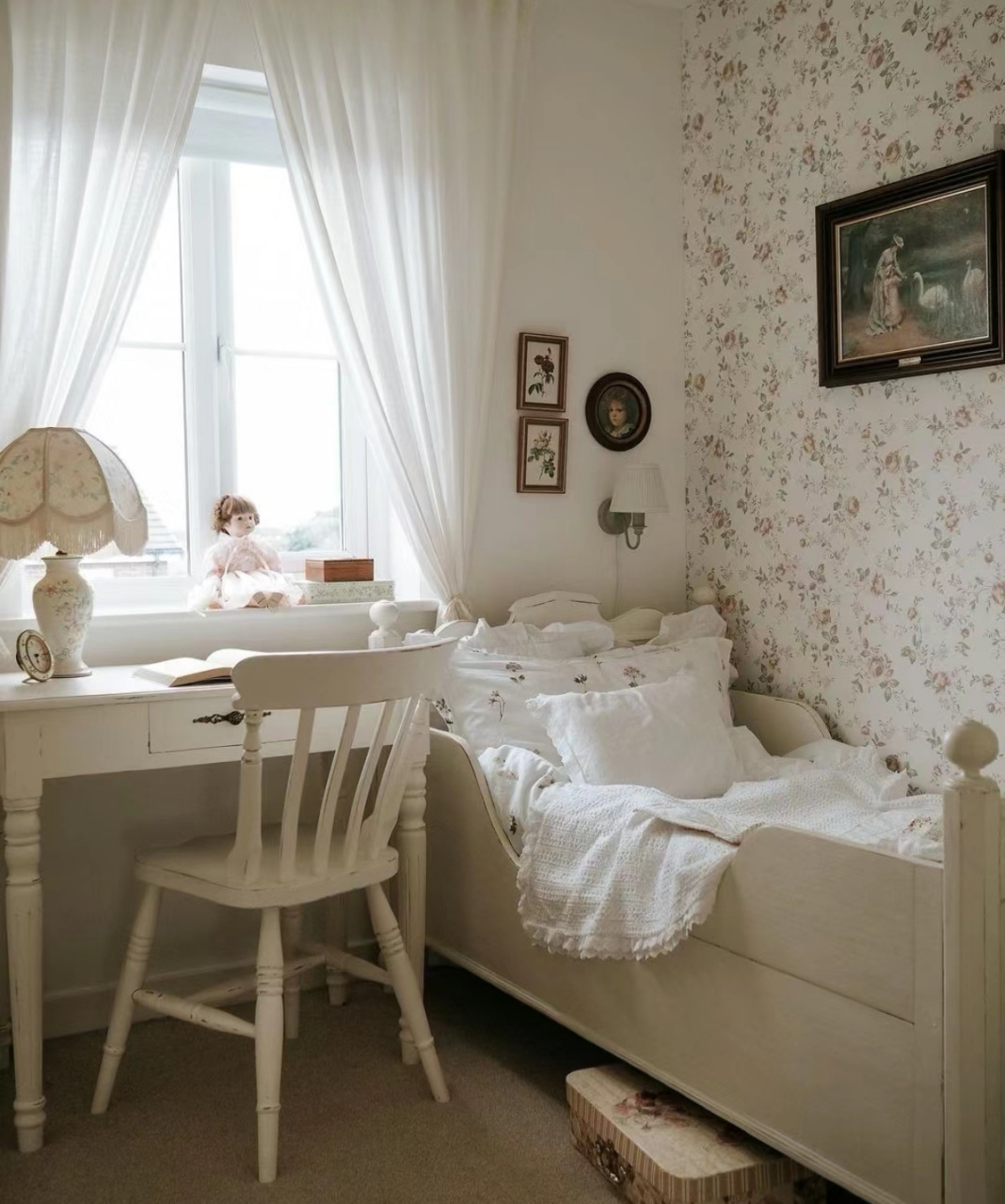 英伦复古梦幻公主房,让童话照进现实～～～  整个空间都是如此的浪漫