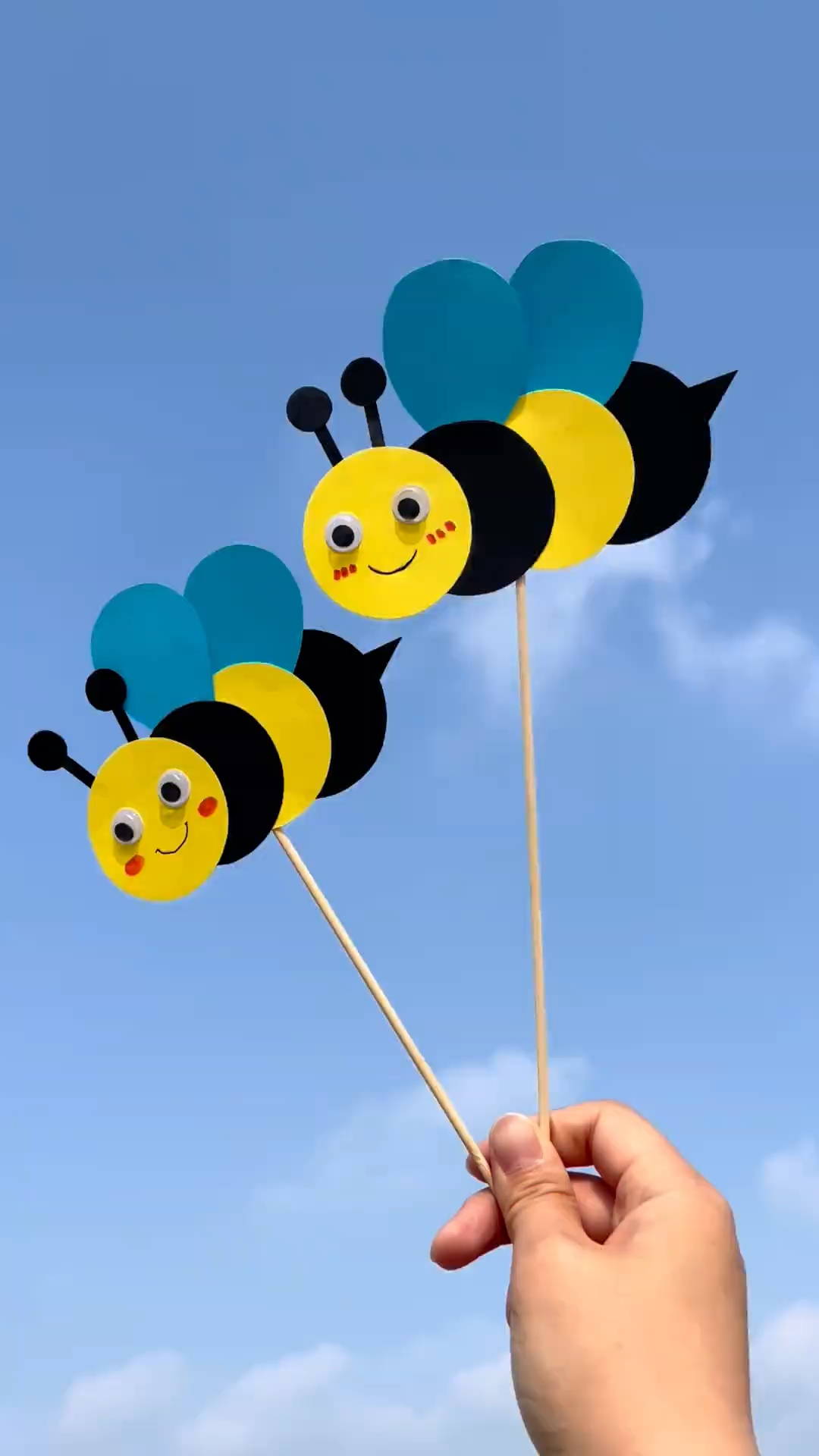 两只小蜜蜂手工制作