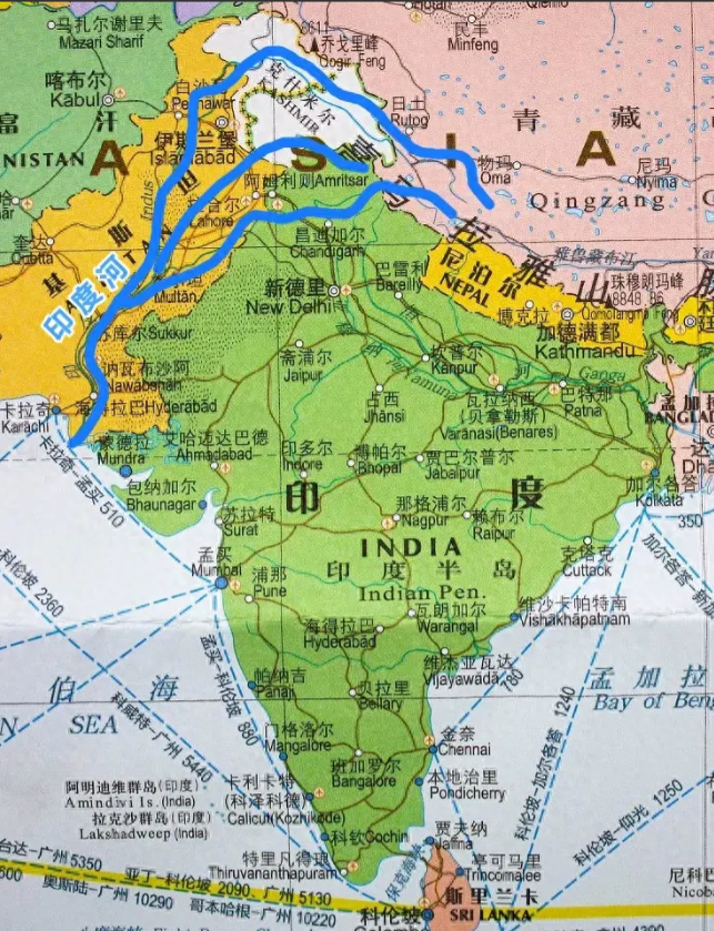 为何巴基斯坦大河称印度河?下游的印度河三角洲,年年延伸12米