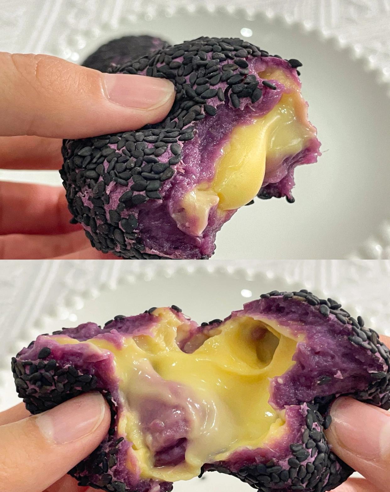 太爱这个紫薯芝士球了,好吃到停不下来啦!