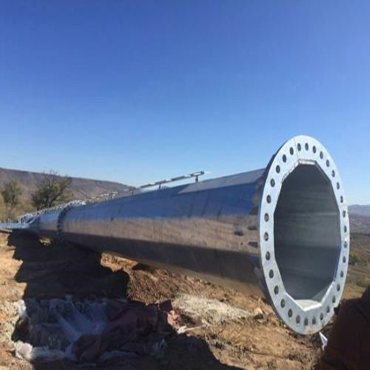 万亨钢杆厂家供应电力钢管杆 直线杆 转角杆 耐张杆 钢杆塔