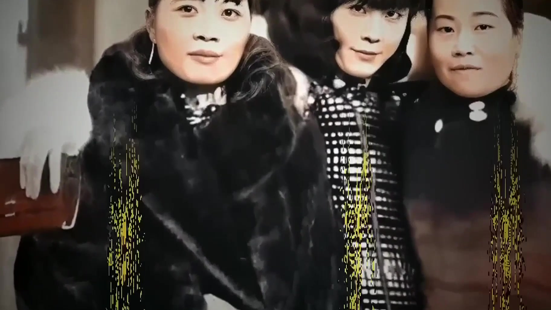 1931年,宋氏姐妹宋美龄与宋霭龄,与于凤至的合影