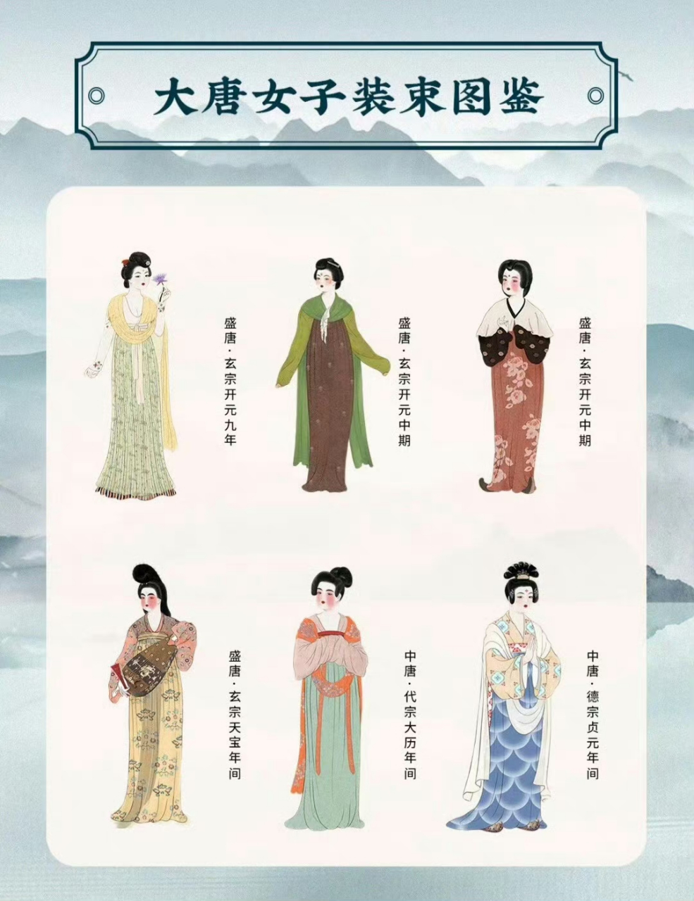 大唐女子装束图鉴