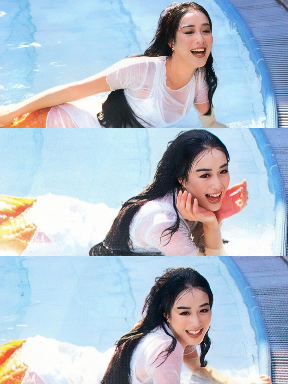 钟丽缇的美人鱼在水里畅游的画面配上王菲的「天使」真的是视听盛 ..