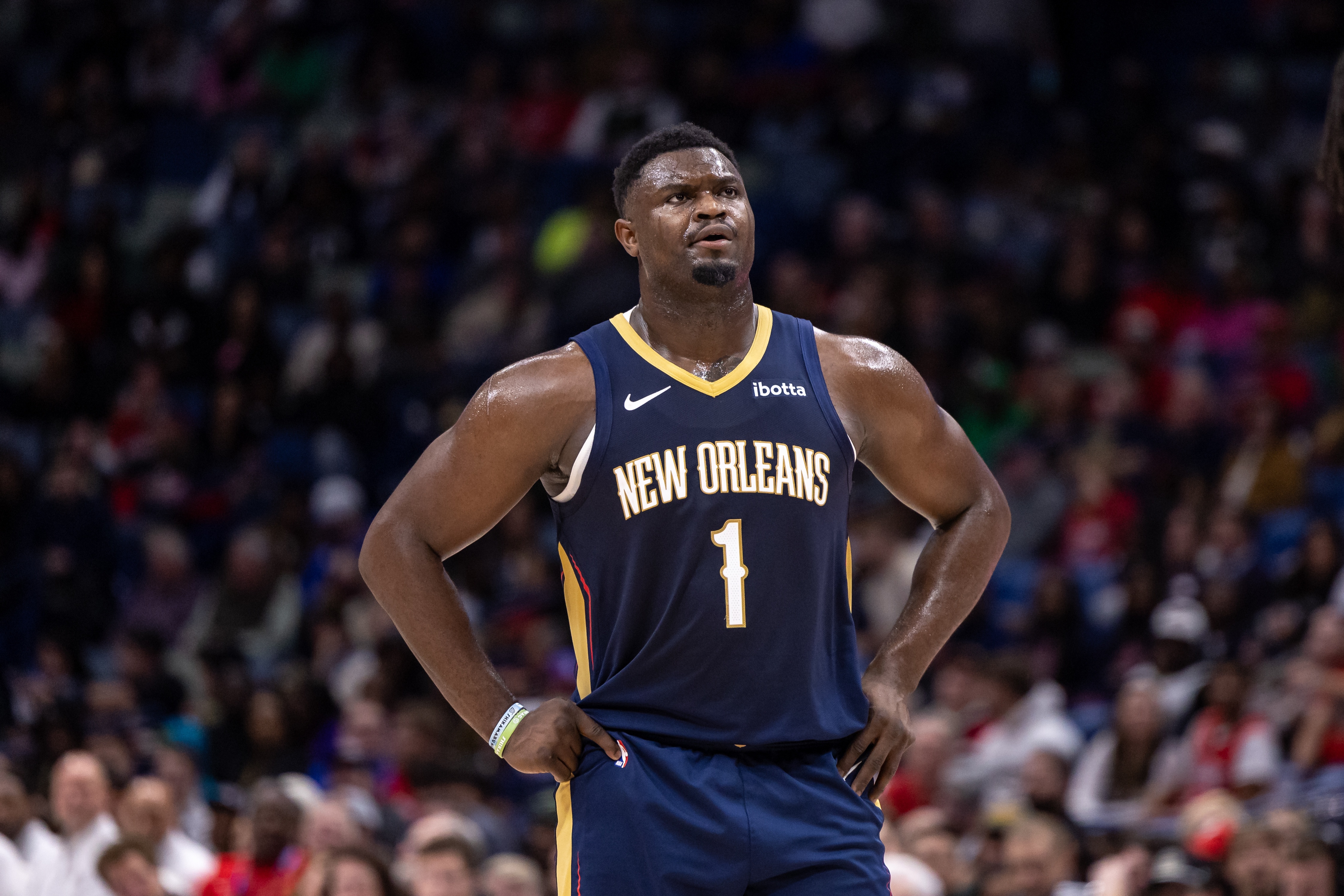 鹈鹕主帅:锡安左腿酸痛&暂时不清楚具体位置 明天进一步检查  nba