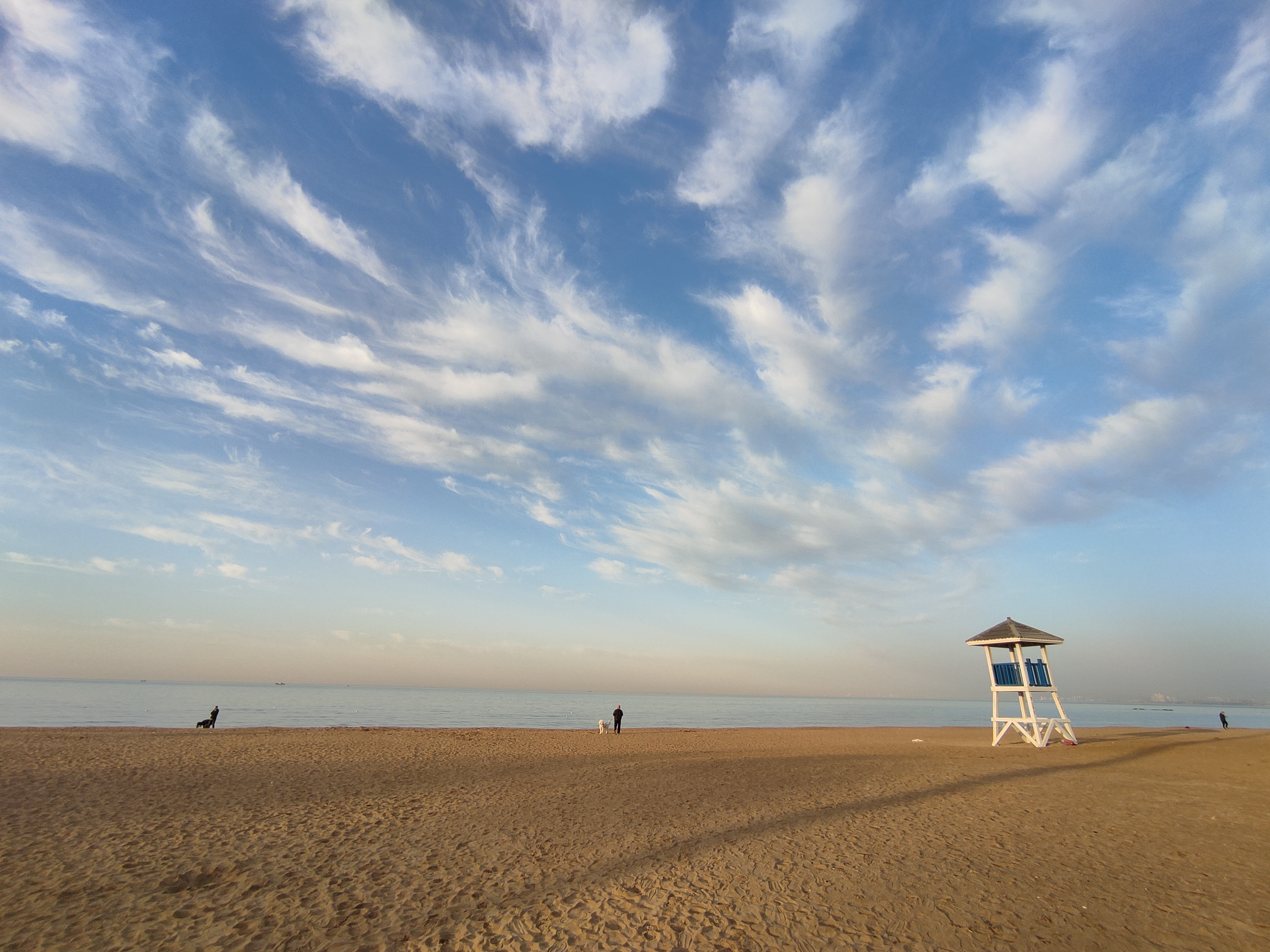 北戴河东二路海滩看日出