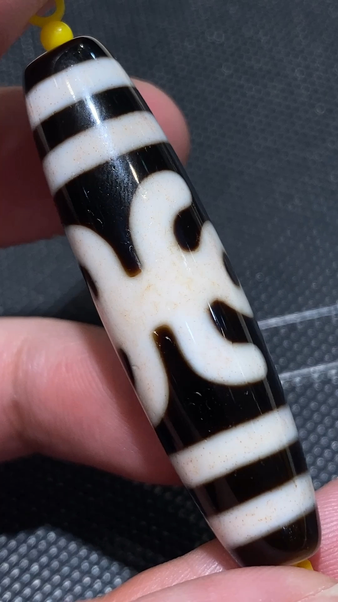 行运,贵人天珠【臻品朱砂】尺寸:13.6*49.