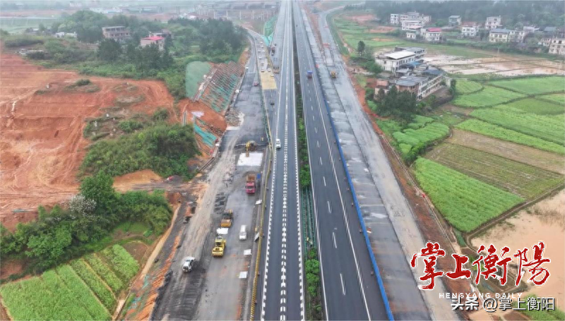 茶常高速公路大市枢纽互通西侧导改顺利完成