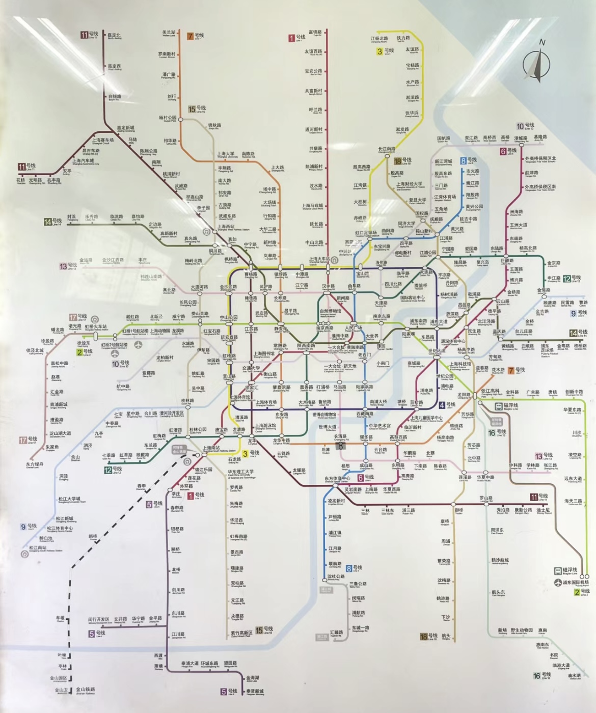 上海地铁13线路图图片