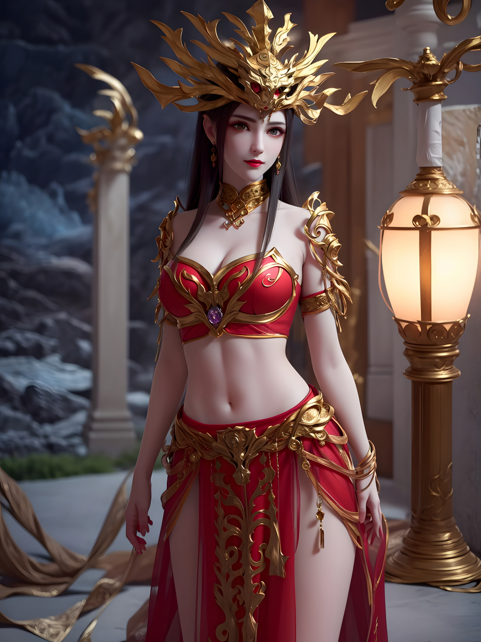 acg优质作者激励计划#   国漫女神 | 美杜莎 | 红衣 经典 #斗破苍 