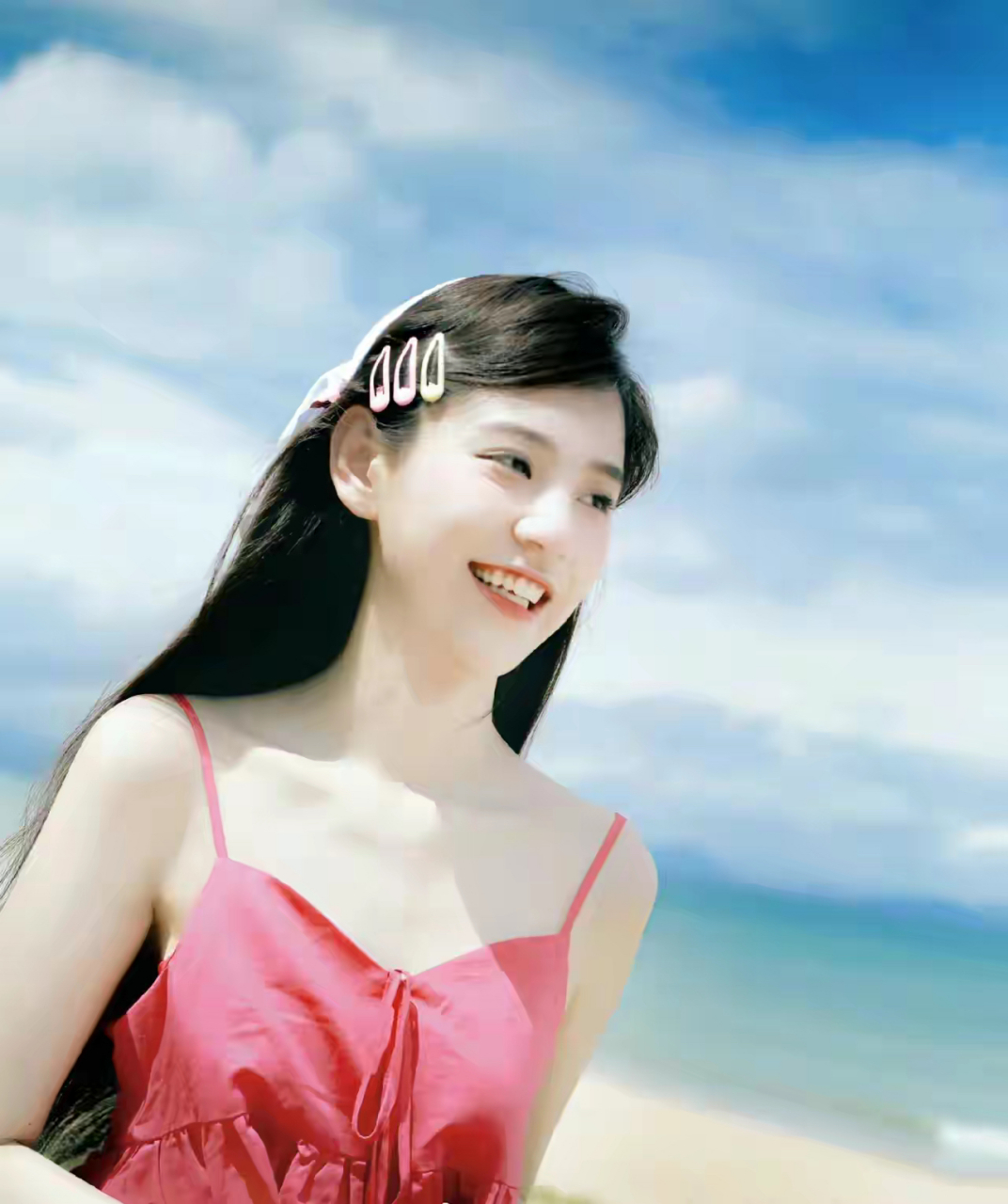 貌美如花的女人!