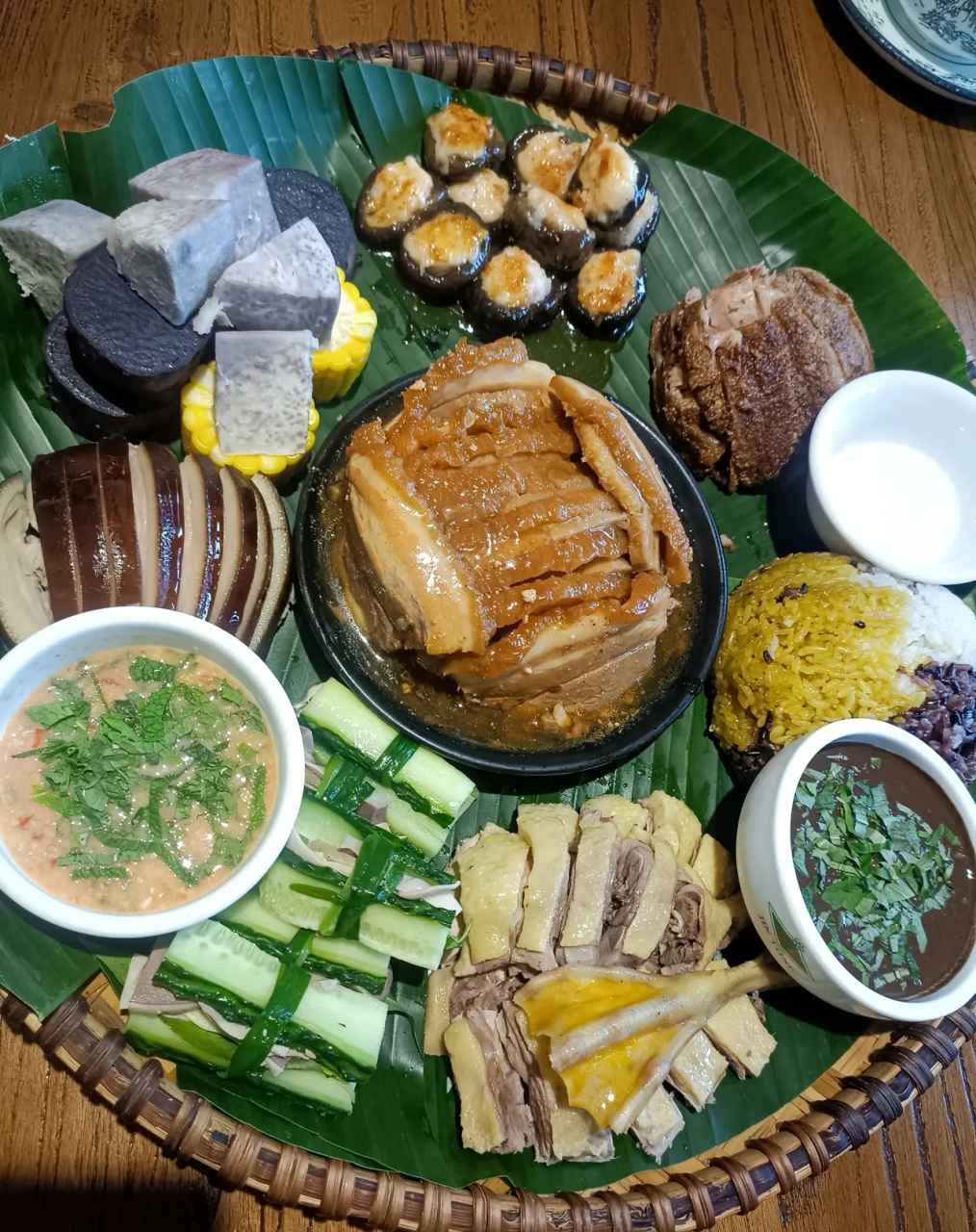 广西毛南族美食,味道不错.